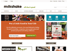 Tablet Screenshot of getmilkshake.com