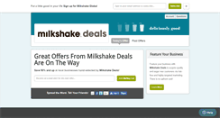 Desktop Screenshot of deals.getmilkshake.com