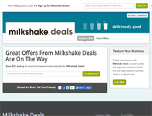 Tablet Screenshot of deals.getmilkshake.com